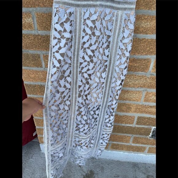 FEW MODA Fairy Midi Lace Dress medium - Picture 5 of 13